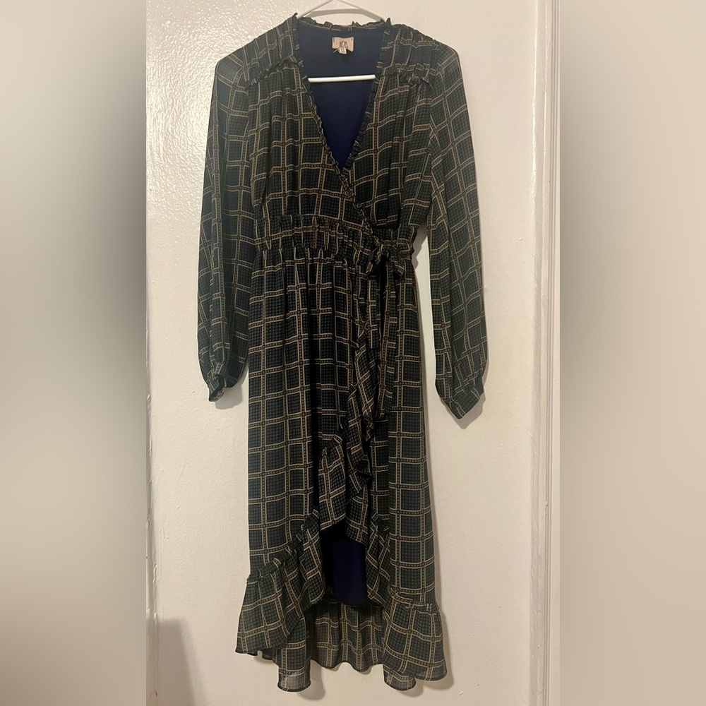 dRA plaid pattern dress